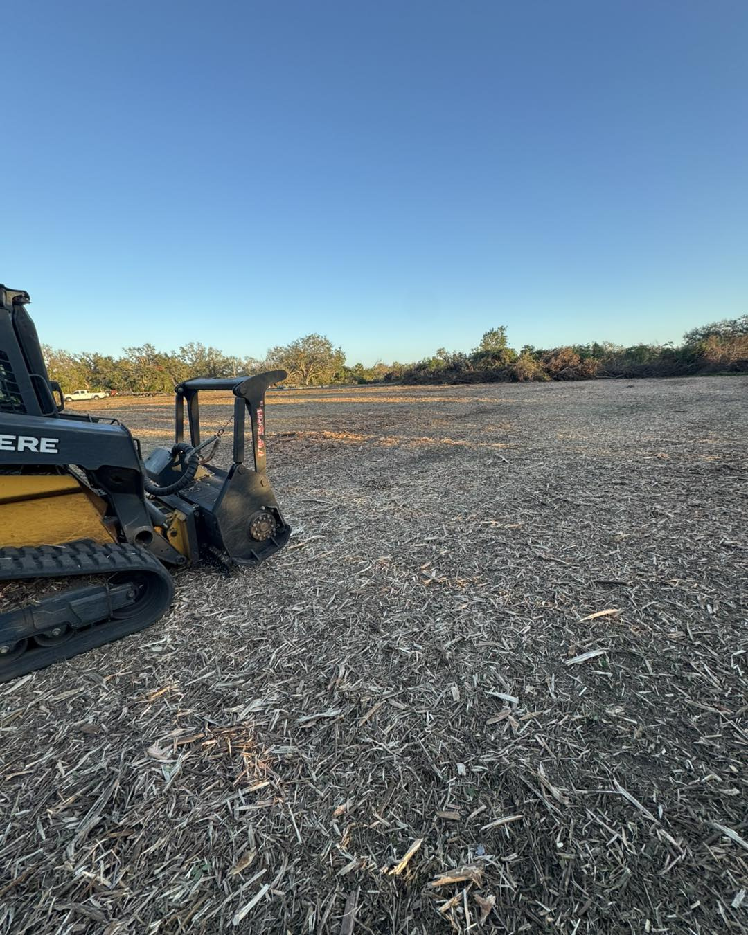 Forestry mulching project site